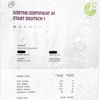 Buy B1 GOETHE-TELC A1 Deutsch ZERTIFIKAT online in germany