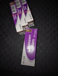 Diazepam, Xanax, Rivotril, Lexaurin,
